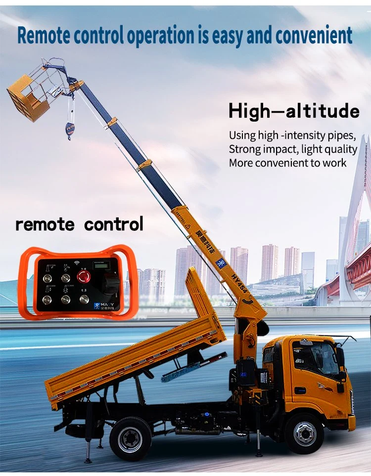 Chinese Suppliers Crane Lifting Equipment Man Lift Crane Work Truck Construction Machinery Parts