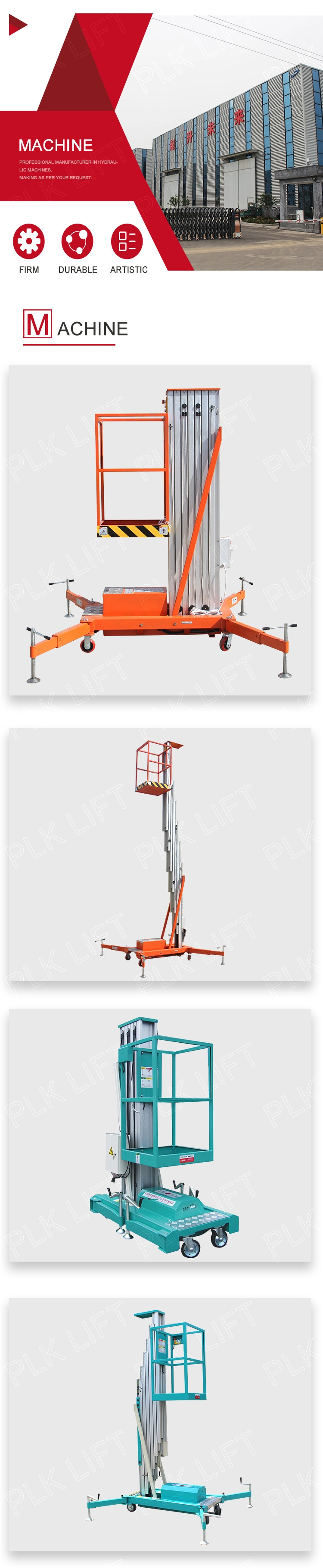 One Man Aerial Working Platform Lift Washing Window Equipment