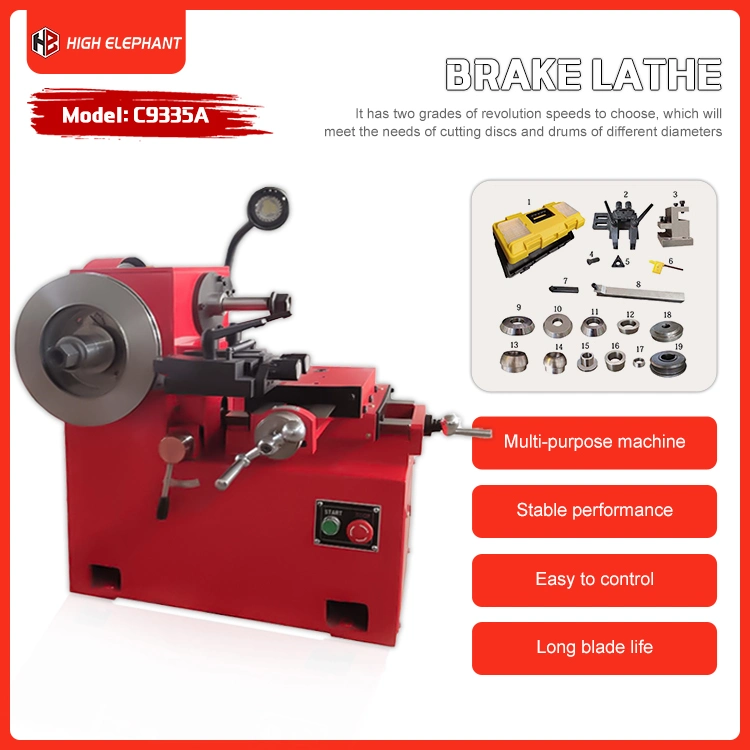 Conventional Metalworking Metal Combination Disc Drum Brake Lathe Machine