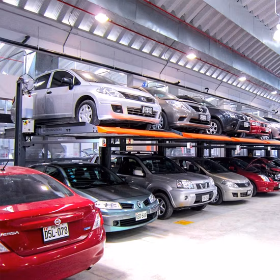 Гидравлический автомобильный штабелер, одобренный CE, механический двухстоечный парковочный подъемник