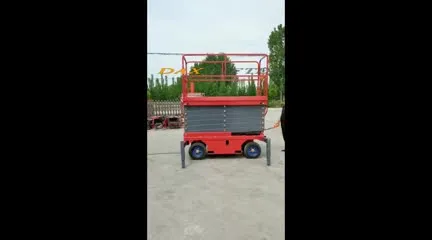 4-18 м ручной передвижной мини-подъемник для одного человека с питанием от аккумулятора гидравлический электрический мобильный ножничный подъемник цена