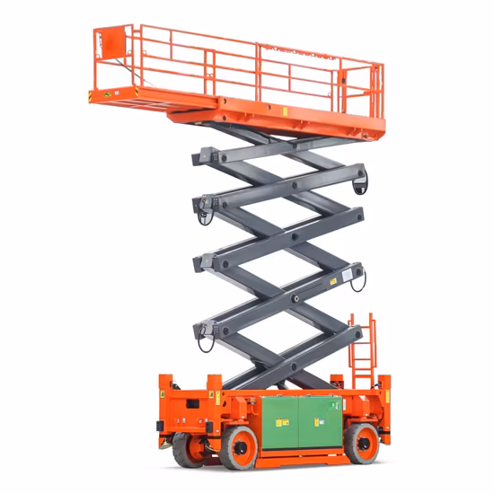 Высотная рабочая платформа, строительный подъемник, самоходный электрический подъемник, небольшой передвижной гидравлический ножничный гидравлический подъемник.