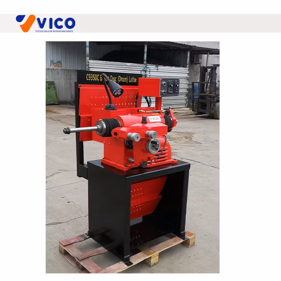 Лидер продаж Vico, оборудование для технического обслуживания автомобилей, тормозной токарный станок, тормозной барабан/машина для резки дисков C9350