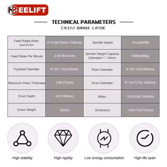 Высококачественный токарный станок для тормозных дисков (AAE-8700S)